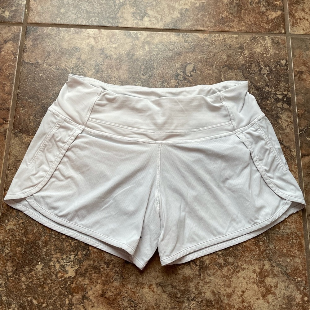 Lulu White Shorts - Picture 1 of 2